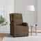 Fauteuil verstelbaar stof bruin