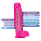 Zwarte Dildo Blush Au Naturel Roze