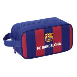 Reisschoenenrek F.C. Barcelona Kastanjebruin Marineblauw 29 x 15 x 14 cm