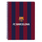 Notitieboekje F.C. Barcelona 24/25 Kastanjebruin Marineblauw A5 80 Lakens