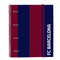 Ringmap F.C. Barcelona 24/25 Kastanjebruin Marineblauw 27 x 32 x 3.5 cm