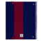 Ringmap F.C. Barcelona 24/25 Kastanjebruin Marineblauw 27 x 32 x 3.5 cm