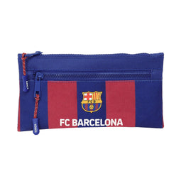 Alleshouder F.C. Barcelona 24/25 Kastanjebruin Marineblauw 22 x 11 x 1 cm