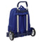 Schoolrugzak met Wielen F.C. Barcelona 24/25 Kastanjebruin Marineblauw 32 x 44 x 16 cm