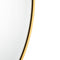 Wandspiegel Gouden Aluminium Kristal 100 x 4 x 100 cm