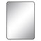 Wandspiegel Zwart Aluminium Kristal 76 x 3 x 101 cm