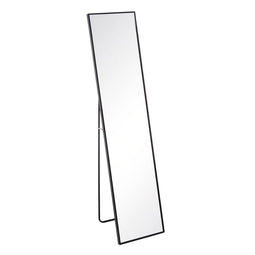 Spiegel Zwart Aluminium Kristal 35 x 2,5 x 151 cm