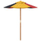 Parasol voor kinderen met houten paal 120x140 cm