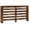 Radiatorombouw 149x20x82 cm bewerkt hout gerookt eikenkleurig
