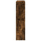 Radiatorombouw 149x20x82 cm bewerkt hout gerookt eikenkleurig