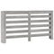 Radiatorombouw 149x20x82 cm bewerkt hout grijs sonoma eiken