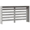 Radiatorombouw 149x20x82 cm bewerkt hout grijs sonoma eiken