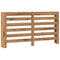 Radiatorombouw 149x20x82 cm bewerkt hout artisanaal eikenkleur