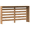 Radiatorombouw 149x20x82 cm bewerkt hout artisanaal eikenkleur