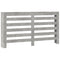 Radiatorombouw 149x20x82 cm bewerkt hout betongrijs