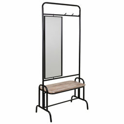 Gang Alexandra House Living Zwart Ijzer Sparrenhout 45 x 181 x 77 cm