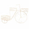 Bloempotstandaard Alexandra House Living Wit Metaal Ijzer Fiets 28 x 28 x 28 cm