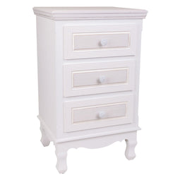 Nachtkastje Alexandra House Living Wit 33 x 68 x 41 cm