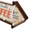Muurplaat Alexandra House Living Coffee Wit Ijzer 27 x 5 x 65 cm Verlichting