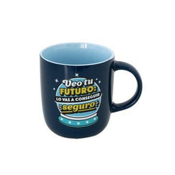 Mok Mr. Wonderful VEO TU FUTURO LO VAS A CONSEGUIR SEGURO Multicolour Keramisch 370 ml
