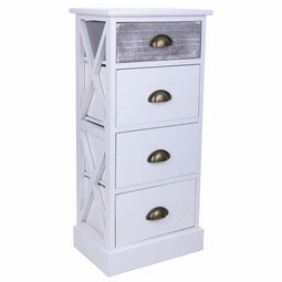 Ladenkast Alexandra House Living Wit Paulownia hout Hout MDF 25 x 76 x 35 cm