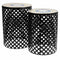 Bloempotstandaard Alexandra House Living Zwart Ijzer Tegel 38 x 50 x 38 cm 2 Onderdelen