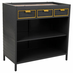 Dientafel Alexandra House Living Grijs Ijzer Sparrenhout 40 x 79 x 80 cm