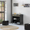 Dientafel Alexandra House Living Grijs Ijzer Sparrenhout 40 x 79 x 80 cm