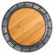 Hoofdtafel Alexandra House Living Bruin Zwart Grijs Ijzer Sparrenhout 44 x 45 x 44 cm