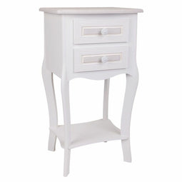 Nachtkastje Alexandra House Living Wit 31 x 71 x 38 cm