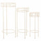 Bloempotstandaard Alexandra House Living Wit Metaal Ijzer 28 x 120 x 58 cm