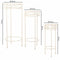 Bloempotstandaard Alexandra House Living Wit Metaal Ijzer 28 x 120 x 58 cm