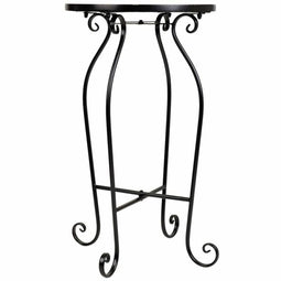 Bloempotstandaard Alexandra House Living Zwart Ijzer Tegel 35 x 60 x 35 cm