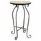 Bloempotstandaard Alexandra House Living Zwart Ijzer Tegel 35 x 60 x 35 cm