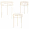 Bloempotstandaard Alexandra House Living Wit Metaal Ijzer 30 x 120 x 30 cm