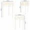 Bloempotstandaard Alexandra House Living Wit Metaal Ijzer 30 x 120 x 30 cm
