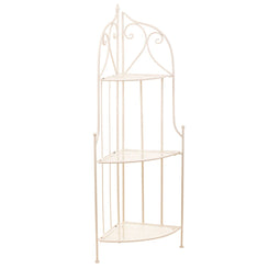 Hoekschappen Alexandra House Living Wit Metaal Ijzer IJzerwerk 30 x 38 x 30 cm