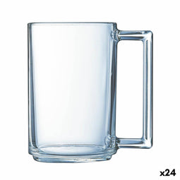 Kopp Luminarc à La Bonne Heure Transparant Ontbijt Glas 320 ml (24 Stuks)