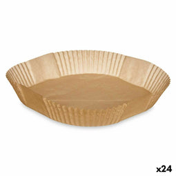 Olievrij bakpapier 25 x 25 x 4 cm (24 Stuks) Set Rechthoekig 20 Onderdelen