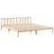 Bedframe extra lang zonder matras massief grenenhout 180x220 cm