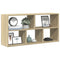 Wandschap 100x25x50 cm bewerkt hout sonoma eikenkleurig
