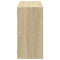 Wandschap 100x25x50 cm bewerkt hout sonoma eikenkleurig
