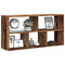 Wandschap 100x25x50 cm bewerkt hout oud houtkleurig