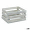 Decoratieve Doos Wit Populierenhout 22 x 9 x 13 cm (48 Stuks)