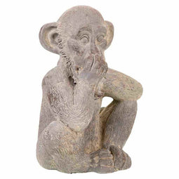 Decoratieve figuren Alexandra House Living Grijs Magnesium Aap 26 x 40 x 35 cm