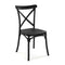 Stoel Versa Zwart 43 x 88 x 43 cm (4 Stuks)