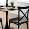 Stoel Versa Zwart 43 x 88 x 43 cm (4 Stuks)