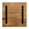 Table top Vierkant Beige Mangohout 60 x 60 x 3 cm