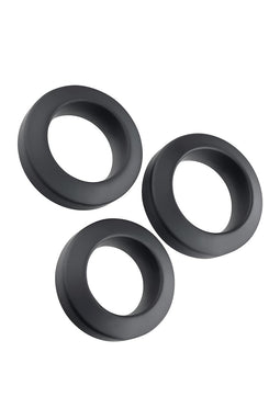 A&E ADAM'S 3-PIECE PENIS RING SET