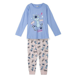 Pyjama Kinderen Stitch Blauw Maat 10 Jaar